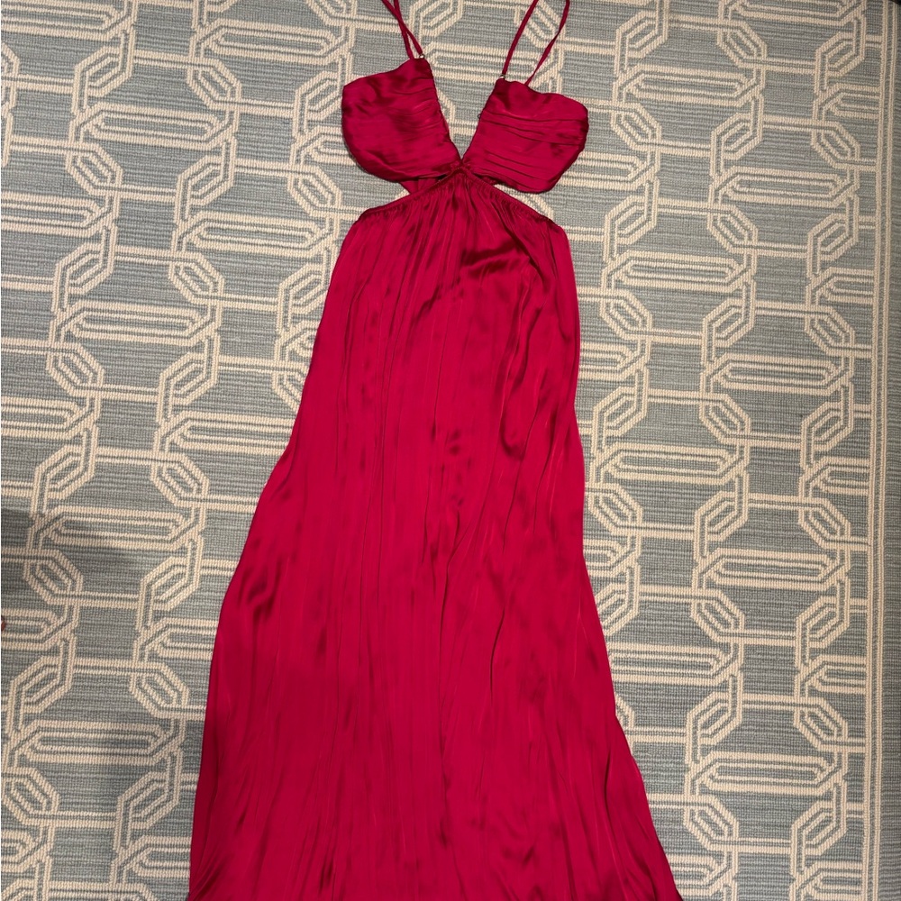 Elegant hot pink Women's Dress